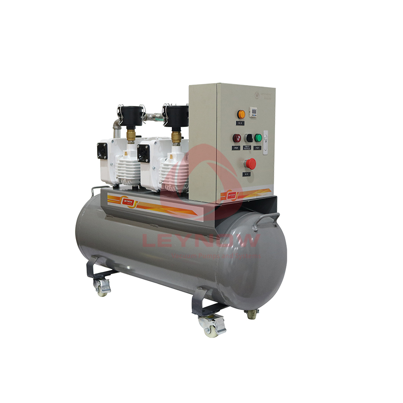 Oil rotary vane vacuum negative pressure system and unit